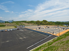大型駐車場